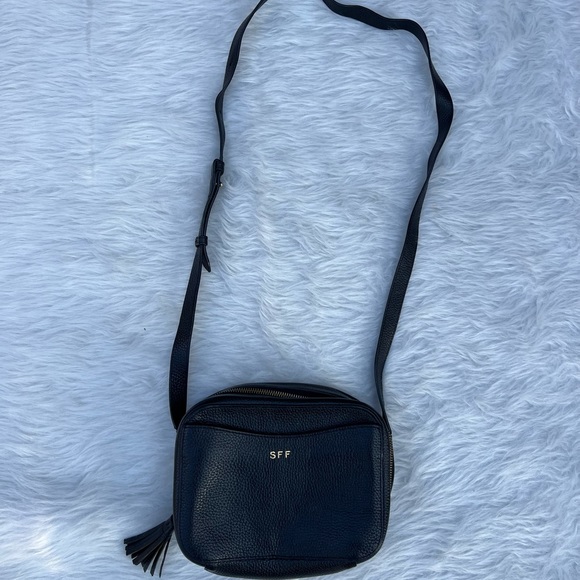 Cuyana Bags Cuyana Black Leather Tassel Crossbody Bag Poshmark